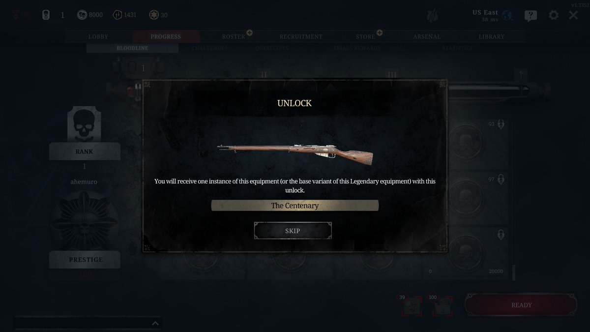 finally got my p100 in <a href="/HuntShowdown/">Hunt: Showdown</a>