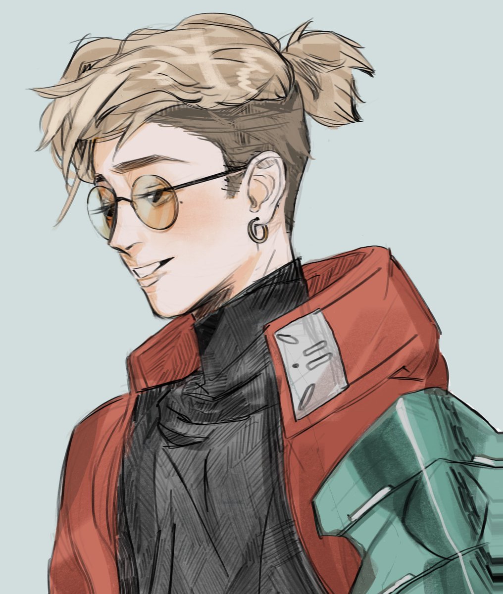 ヴァッシュ・ザ・スタンピード 「Vash would look good with a little ponyt」|alexandra⁷🌿 @ collegeのイラスト