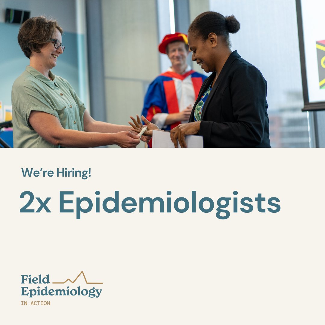 Calling all #fieldepis! We're hiring 2 Epidemiologists to support #FieldEpidemiology training programs. Flexible location in Australia with travel to #Vanuatu or #SolomonIslands. Apply now > livehire.com/careers/univer…