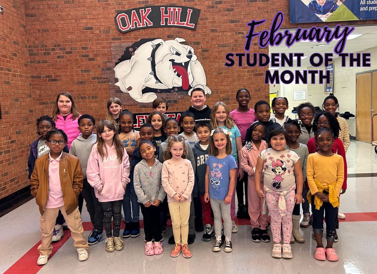 Congratulations to our February Student of the Month! We are so proud of our Oak Hill Bulldogs! <a href="/OHES_Covington/">Oak Hill Elementary</a> <a href="/NewtonCoSchools/">NCSS</a> 
<a href="/Mrs_Coach_Angel/">Tracy Angel</a> <a href="/BoldinBulldogs/">Amy Boldin</a>