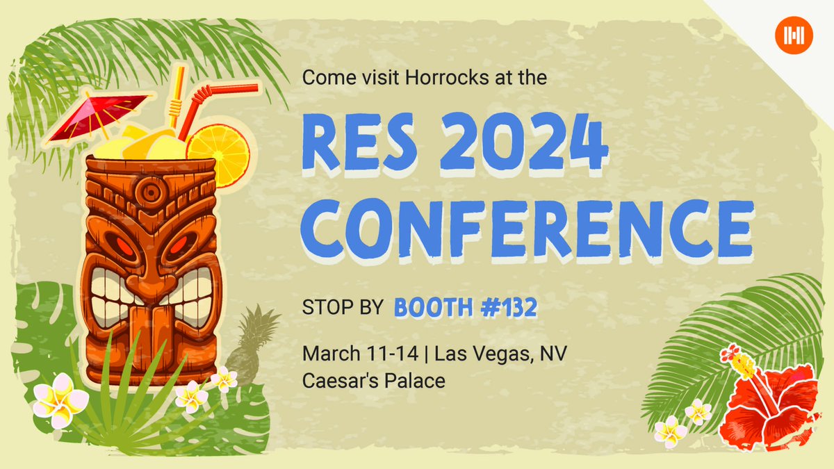 Horrocks is bringing a little slice of paradise to the #RES2024 Conference! Stop by booth #132 in the Milano Ballroom at Caesar’s Palace from March 11-14. 
horrocks.net. 

#Horrocks #NCAIED #Conference #CivilEngineering #Infrastructure