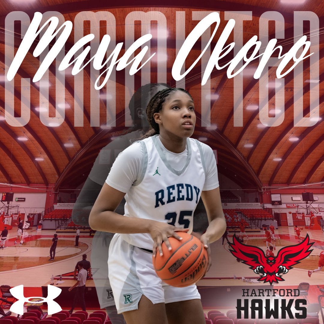 REEDY GIRLS BBALL π (@reedygbball) on Twitter photo Congratulations to <a href="/mayaokoro35/">Maya Okoro</a> for committing to the University of Hartford to continue her basketball career! π¦
β€οΈ Congratulations to <a href="/mayaokoro35/">Maya Okoro</a> for committing to the University of Hartford to continue her basketball career! π¦
β€οΈ