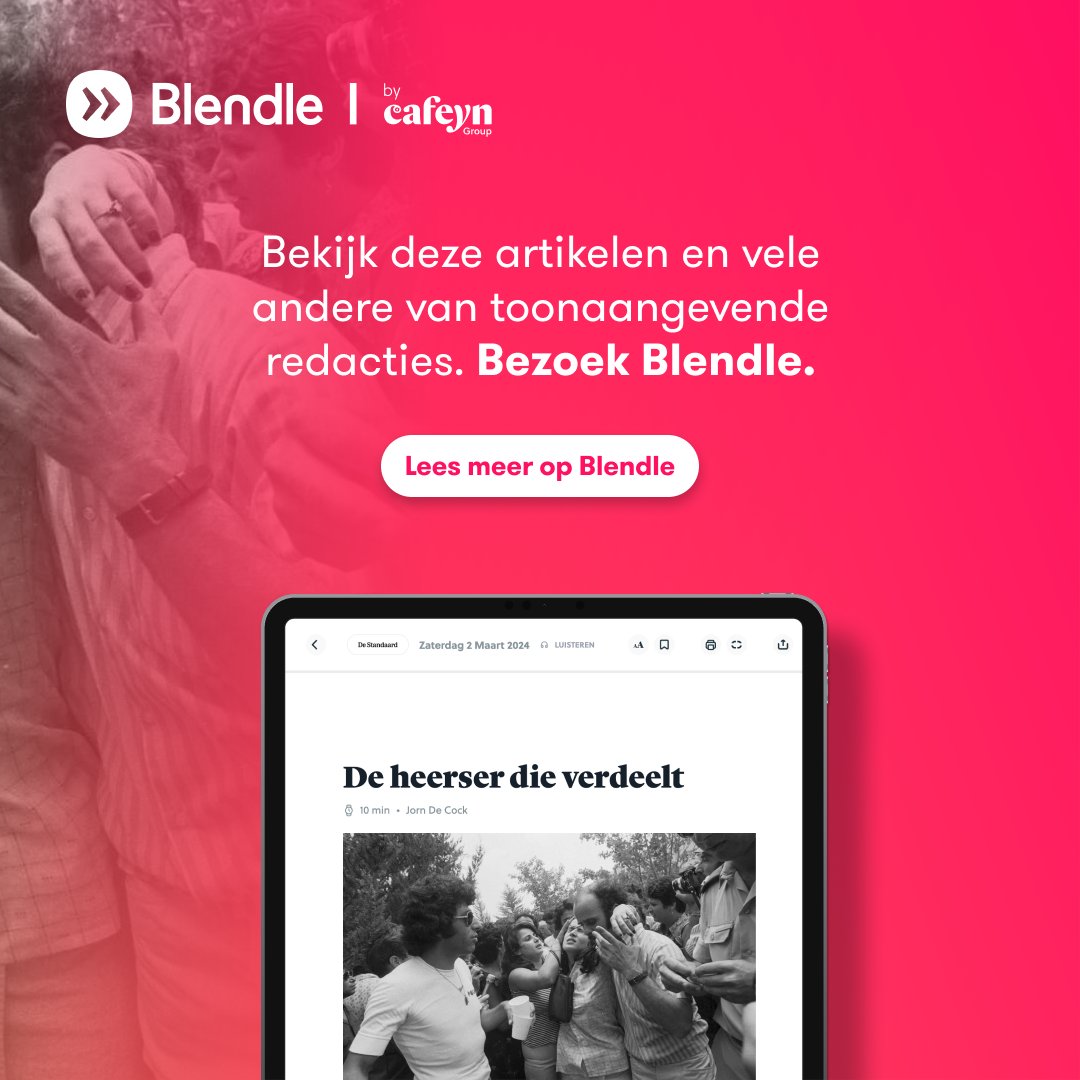'Zijn probleem is dat de Israëliërs hem niet meer als een tovenaar beschouwen, maar als een oplichter', schrijft journalist Jorn de Cock voor <a href="/destandaard/">De Standaard</a> 

Lezen? 👉 bit.ly/49BuP5N

💬 Hoe lang denk jij dat Netanyahu aan de macht zal blijven?

#israel #journalistiek