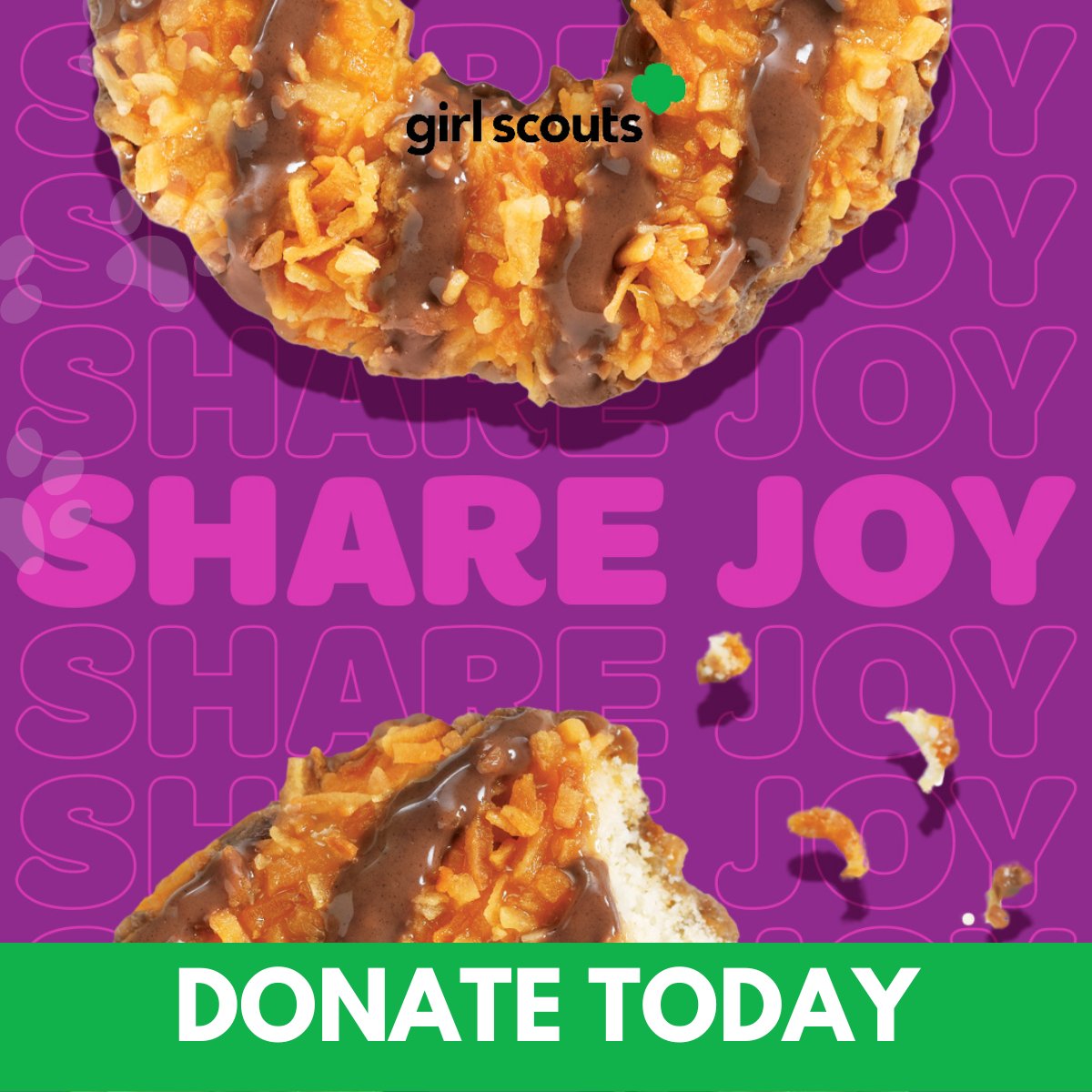 mayeli400's tweet photo. @sonicdrivein DONATE COOKIES
Join us in bringing lots of smiles to Cookies 4 Heros by donating delicious Girl Scouts Cookies 

Your donation will help Valentina Urteaga continue the tradition of service!

https://t.co/NMKp3JweJm

#girlscouts #supportlocal #appreciation #cookies #community https://t.co/rQXNJ0BnGp