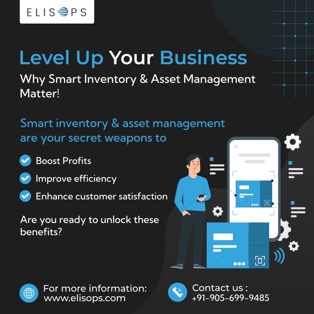 Ready to take your business to the next level?
Investing in smart inventory & asset management key for success.
#BusinessGrowth #InventoryManagement #AssetTracking #ProductivityBoost #EfficiencyGoals #BusinessSuccess #SupplyChainOptimization #SmartSolutions #DigitalTransformation