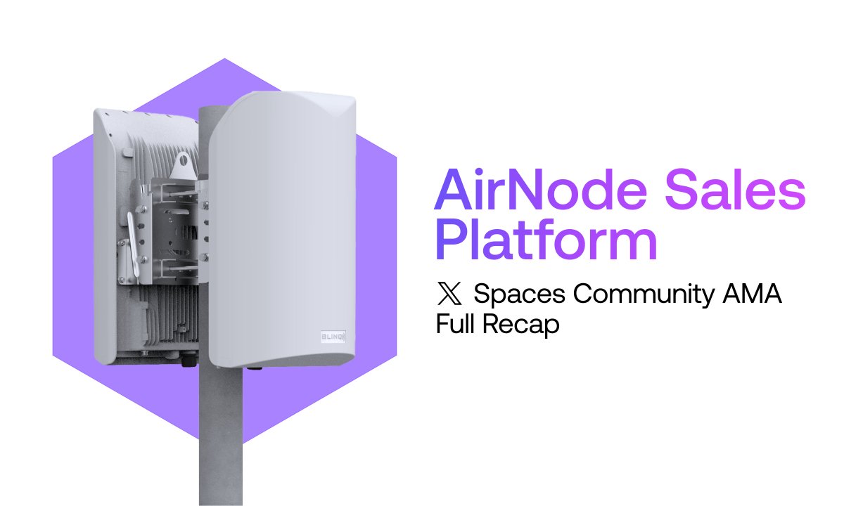 WorldMobileTeam's tweet photo. 🗒️ Looking for an in-depth recap of our AirNode Sales Platform Community AMA?

👍 @CloverNodes has you covered! https://t.co/3IfuJqZwOp