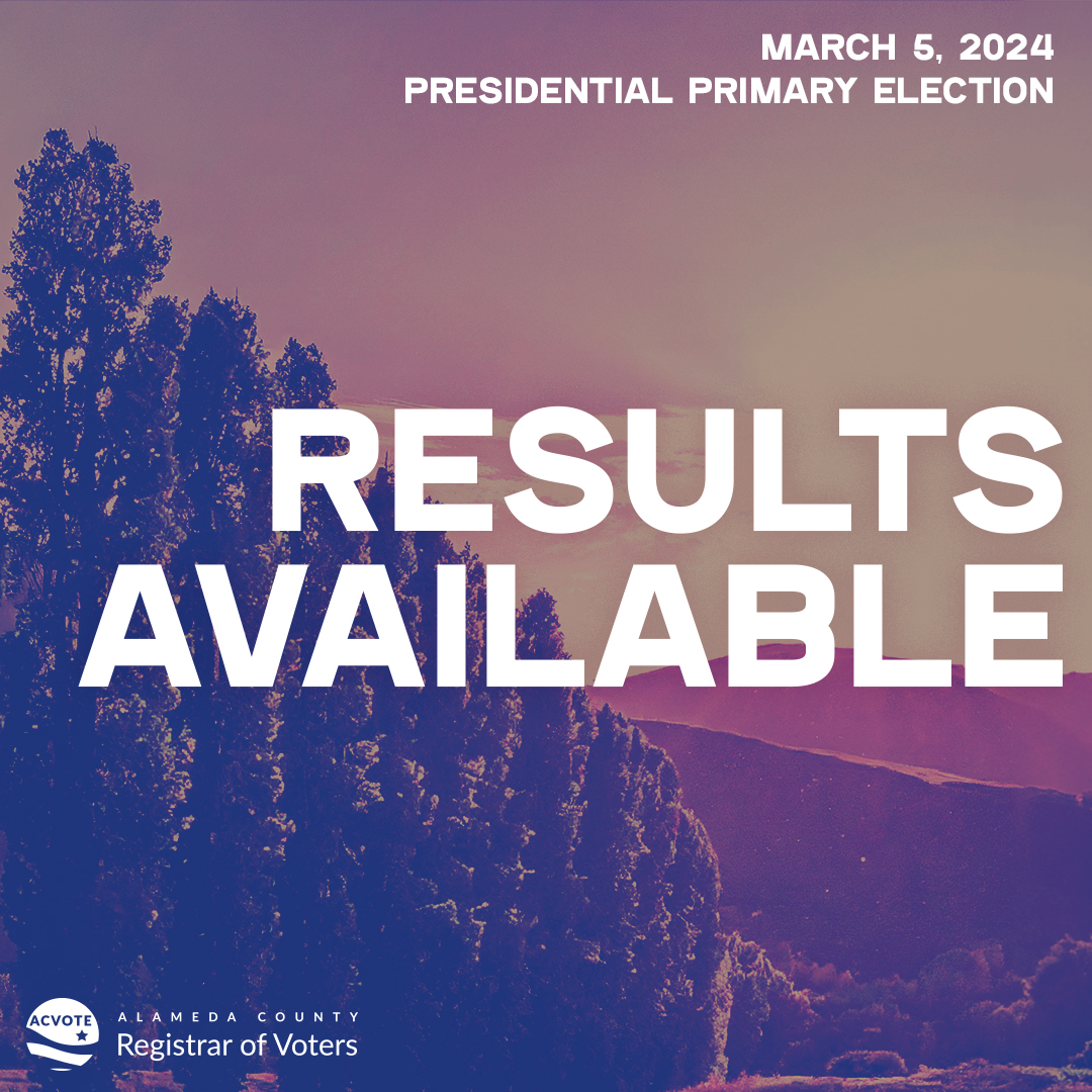 Alameda County Registrar of Voters tweet media