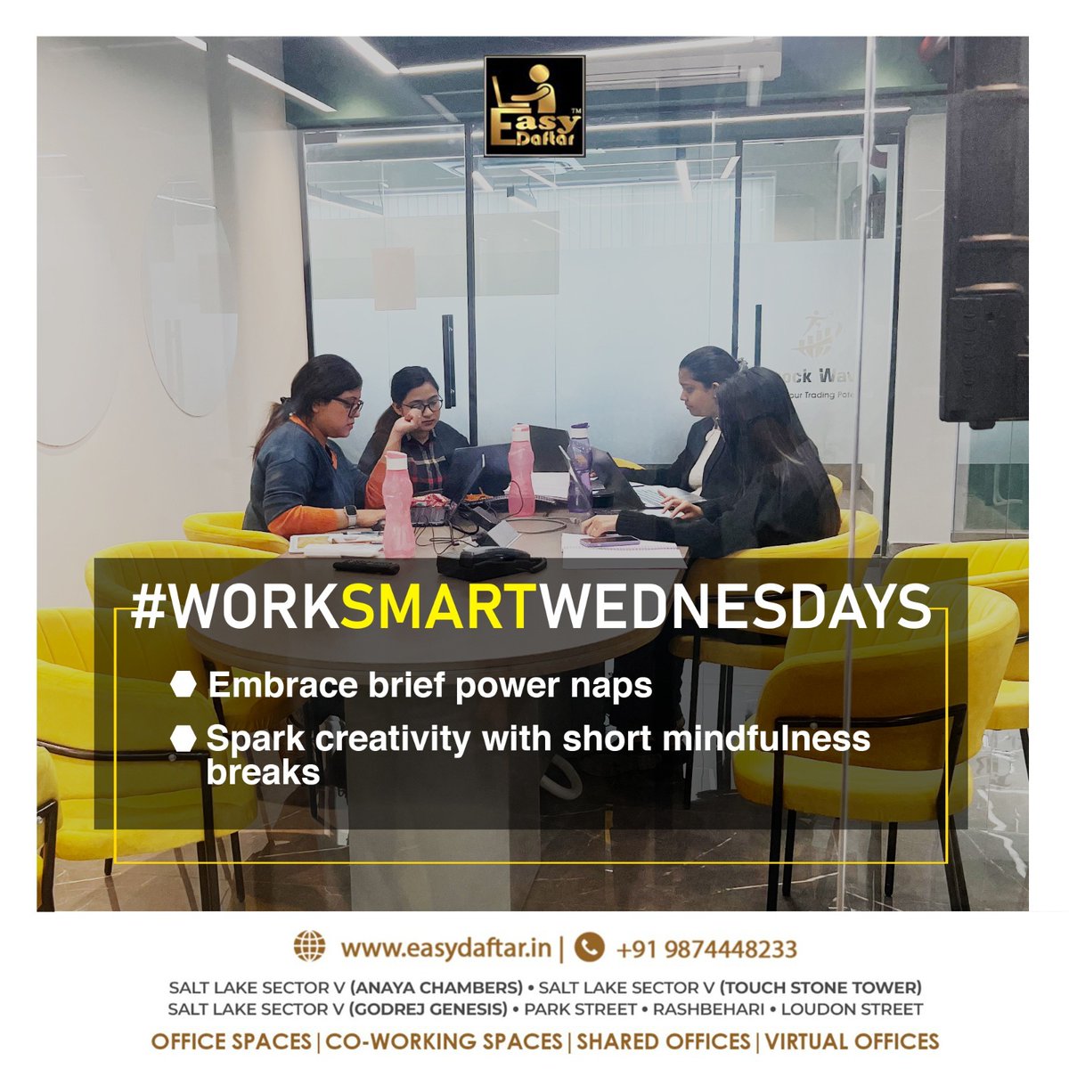 Optimize your midweek productivity with EasyDaftar. Strategically integrate short power naps and ignite creativity through mindful breaks. Elevate your workday experience.

#EasyDaftar #EDWorkspace #EasyDaftarOffice #DaftarYourDay #OfficeEssentials #WorkplaceStyle