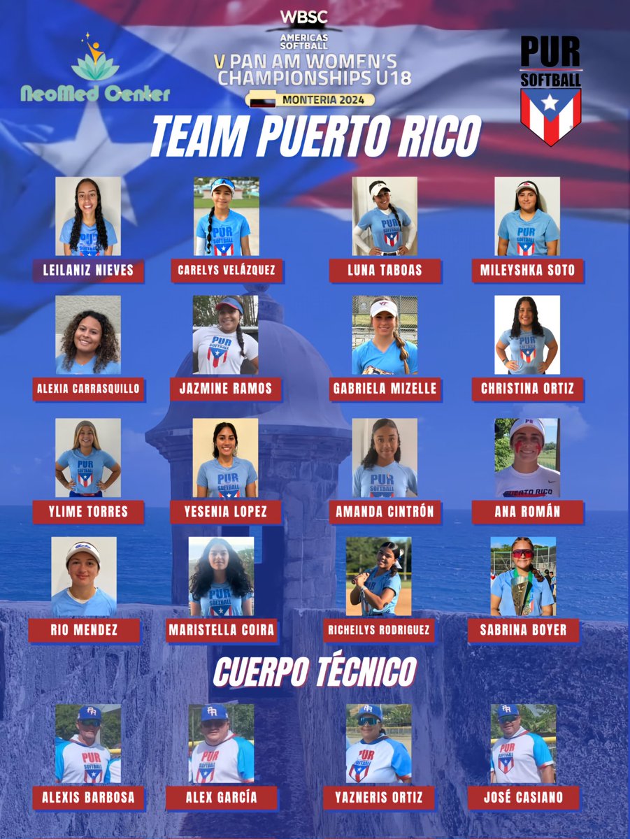 Conozca nuestro equipo, que estará participando en el V CAMPEONATO PANAMERICANO SOFTBALL FEMENINO U18 #U18softballpanam #softballpanam #wbscamericas #softballamericas