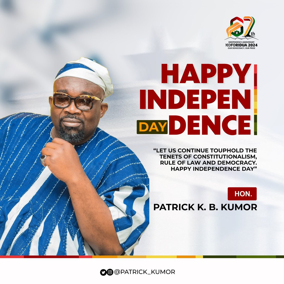 Hon. Patrick K. B. Kumor tweet media