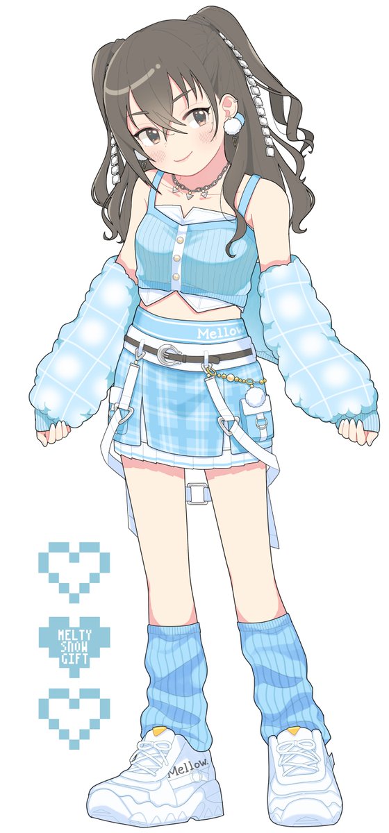 mnm_imcg's tweet image. メルティ・スノーギフト❄️
砂塚あきらちゃん🦈
#デレマス #デレステ