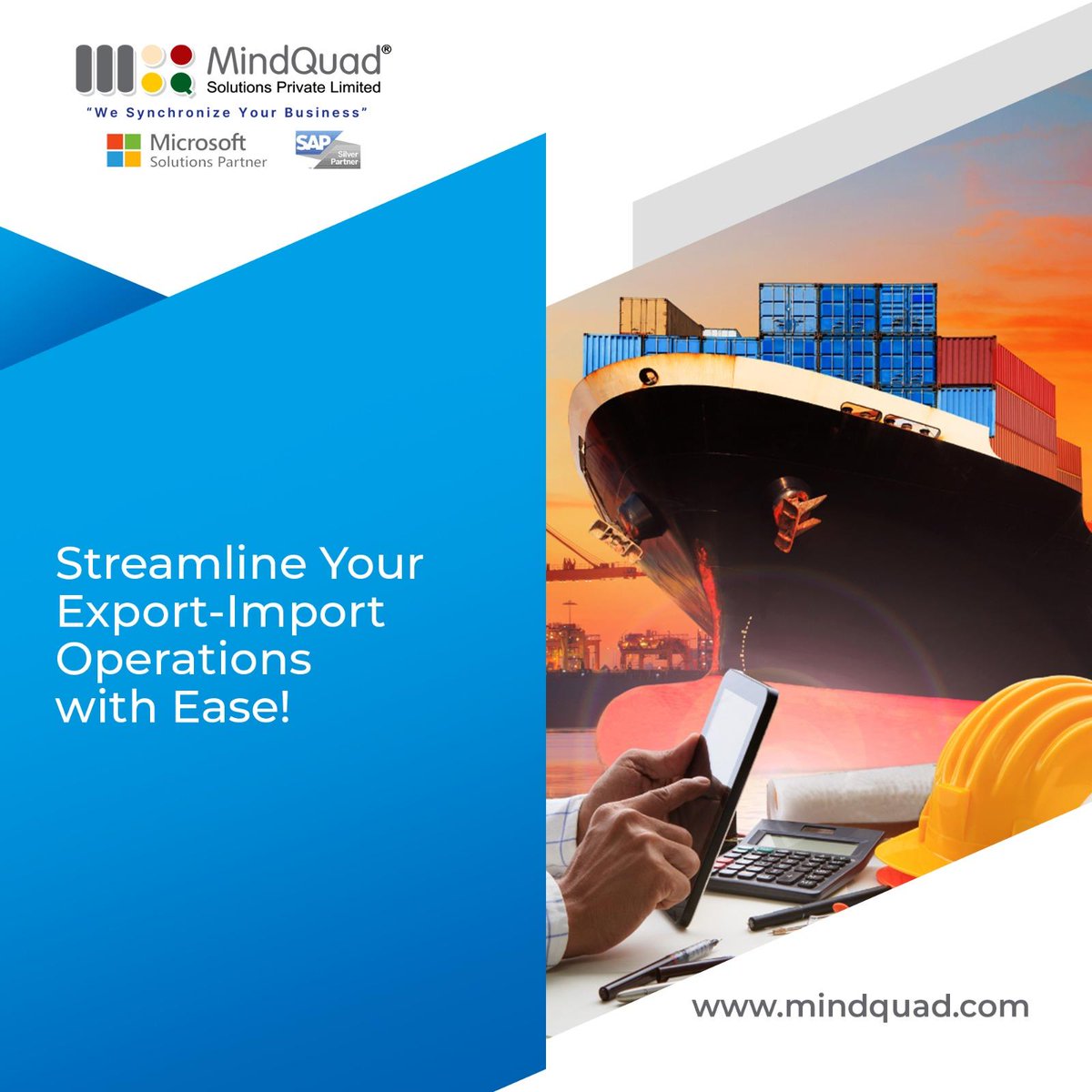 MindQuad_MS_SAP's tweet image. Exciting news! Our Export-Import Management functionality is here to revolutionize how organizations handle export and import-related activities. 
 
Drop your inquiries: info@mindquad.com

#MindQuad #TechQuad #ExportImport #GlobalTrade #Efficiency #BusinessSolutions #Innovation