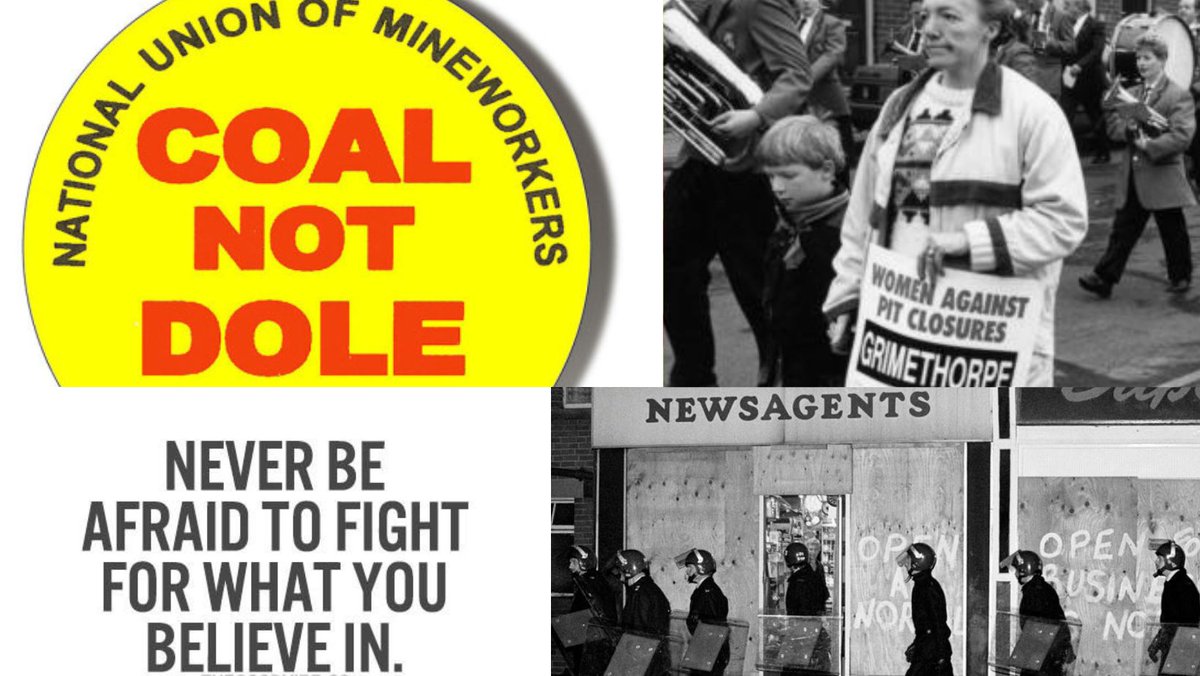 For those of us who never forgot ... I originate from the next village, went to school in Grimethorpe during the strike. It moulded us into the ppl that we were to become & to never ever forget our roots. March 6th 1984. 40 yrs #TheMinersStrike x #Proudtobeworkingclass