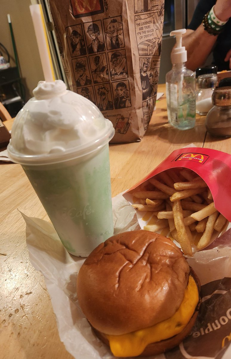 It's McDonald's shamrock time!!!!💚💚💚☘️☘️

#shamrockshake
#mcdonalds
#StPatricksDay2024