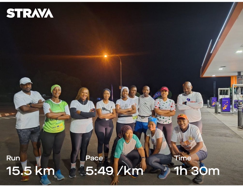 Mini long run done #RunningWithTumiSole #FetchYourBody2024 #IPaintedMyRun