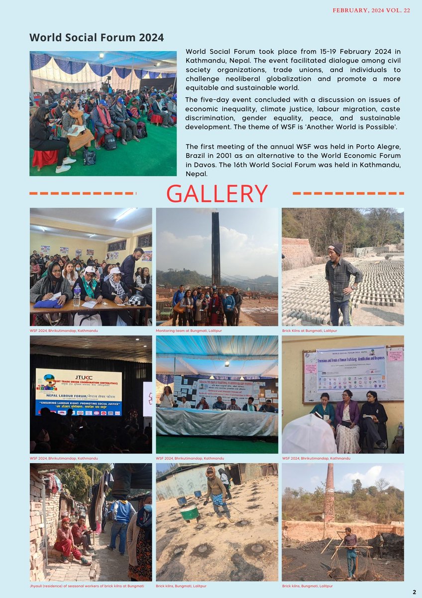 We are delighted to connect with you through our monthly newsletter for February 2024. #saynotochildlabor #stopchildlabour #stophumantrafficking #Alliance8.7 #Alliance8.7Secretariat #pathfinder #Nepal