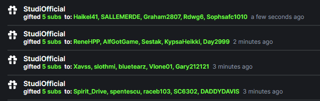 W STUDI

20 gifted 

i dont get love that much but this means so much