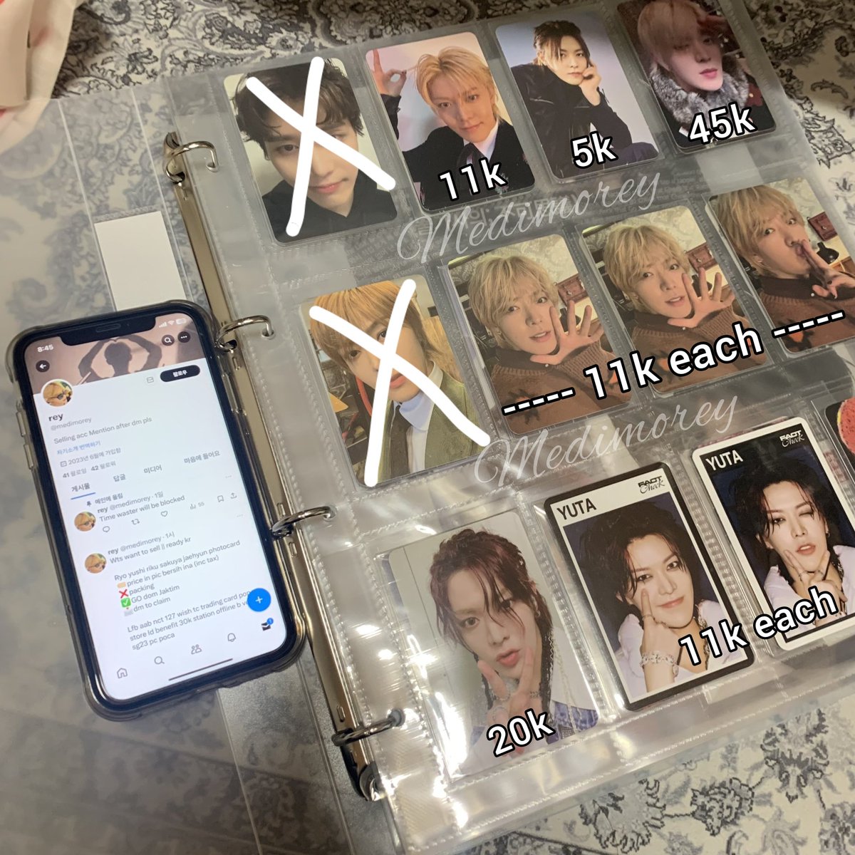 medimorey's tweet photo. Wts want to sell || ready kr

Photocard haechan johnny yuta taeyong taeil
🏷price in pic bersih ina (inc tax)
❌packing
✅GO dom Jaktim
📩dm to claim

Lfb aab nct 127 tc trading card sg24 btfm be there for me everline pob b ver pink christmas fact check pc https://t.co/O6ug56FMAv