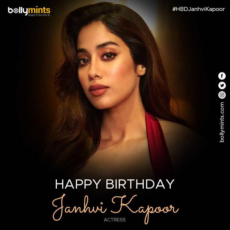 Wishing A Very Happy Birthday To Actress #JanhviKapoor !
#HBDJanhviKapoor #HappyBirthdayJanhviKapoor #Sridevi #BoneyKapoor #KhushiKapoor #ArjunKapoor #AnshulaKapoor