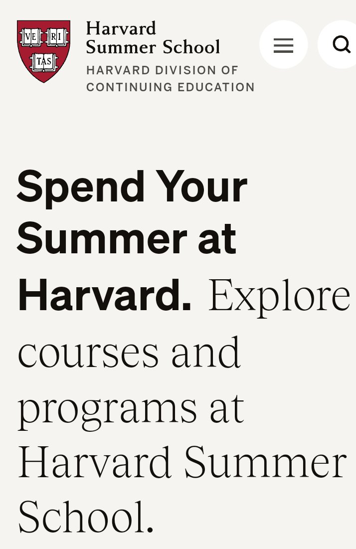 Harvard Summer School. Spend your summer in Cambridge @HarvardSummer summer.harvard.edu