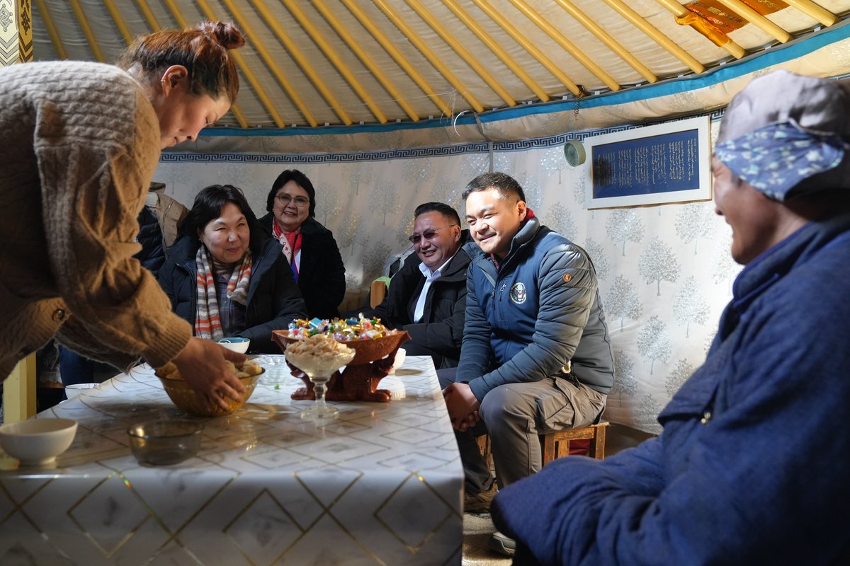 Yesterday, I visited herder Khatanbaatar and his wife in Altanbulag soum to see how the dzud has affected his livestock. I was impressed with his optimism and determination to overcome this hardship. Mongolians like him have been incredibly strong during this disastrous dzud.…