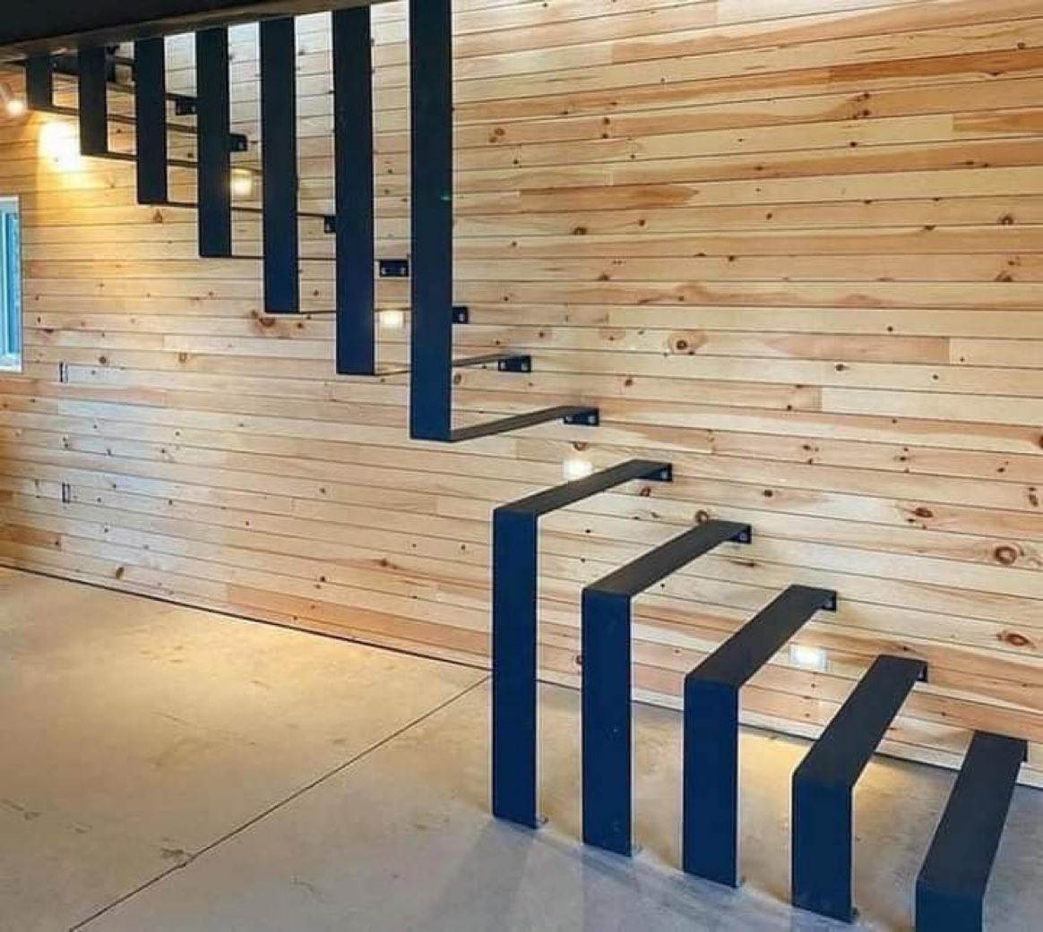 Fütüristik merdiven tasarımı:
