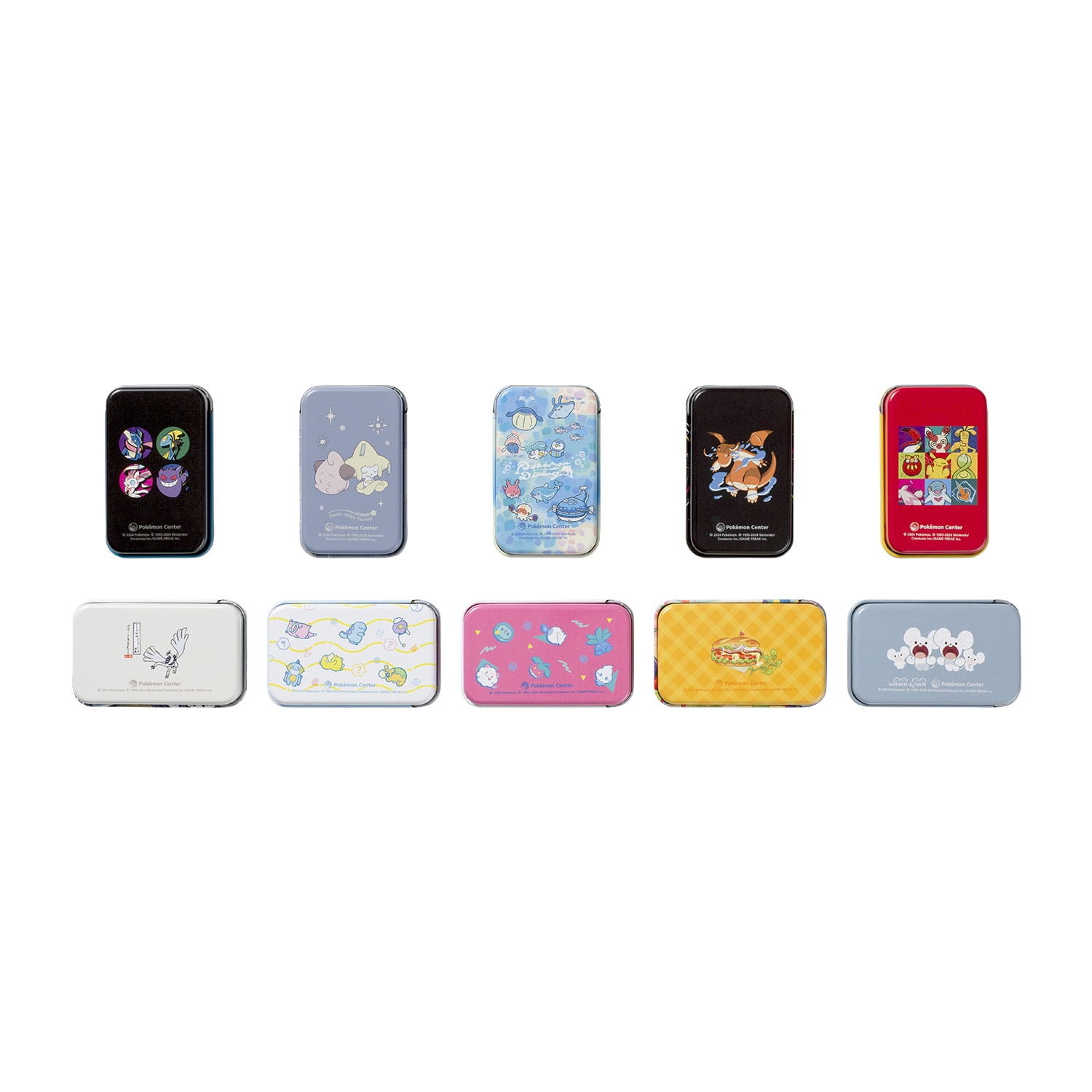 海外限定 ポケモン ダメ缶ケース 5種コンプ未開封 海外ポケモンセンター限定 ポケモンカードゲーム ミニ缶