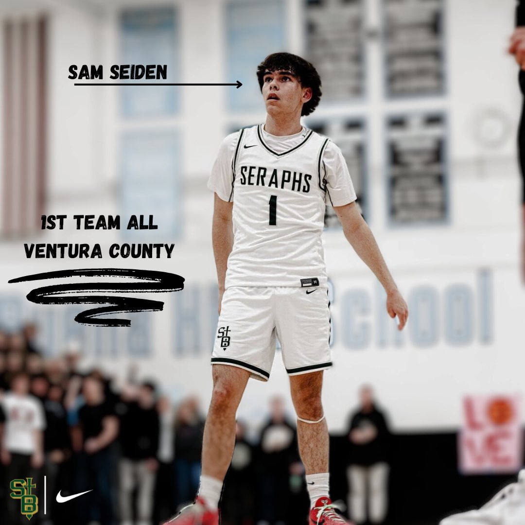 All County Awards (VCBCA) 🏆 1st Team All County - @_samseiden #BonnieBall | #GoSeraphs🏀👼🏻