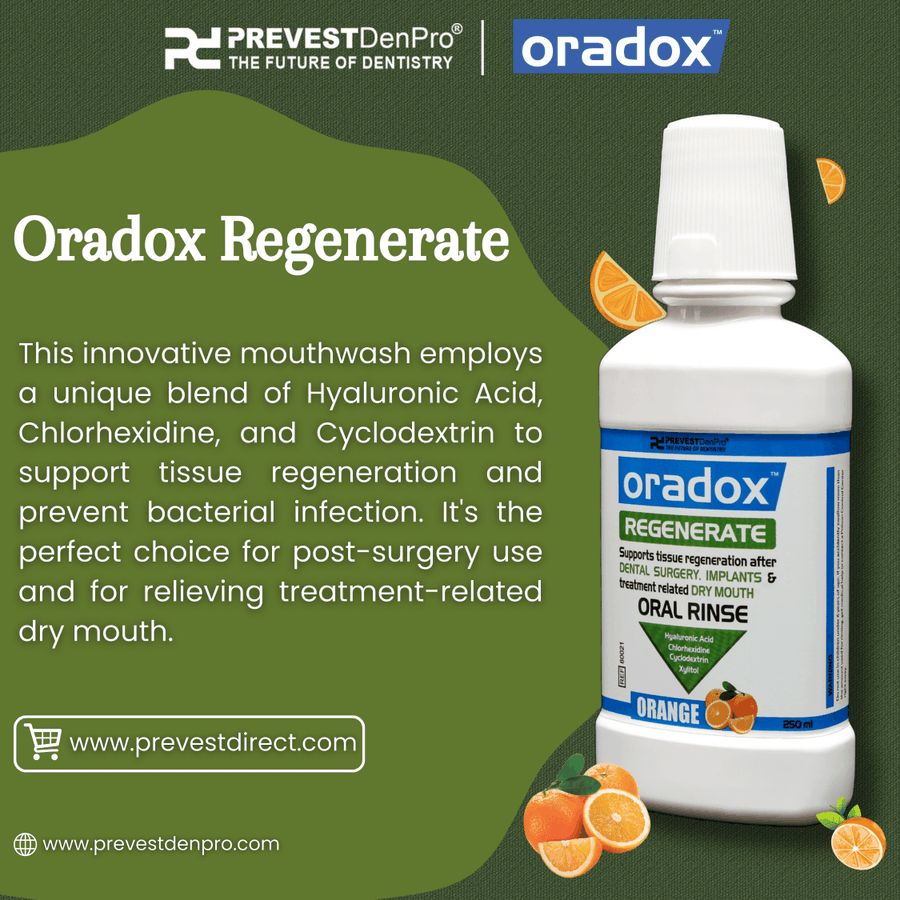 today's #cyclodextrin:
is a new product for oral hygene, developed by @PrevestDenPro_.

Oradox Regenerate is a mouthwash that helps in tissue regeneration & prevent bacterial infection that employs a unique blend of Hyaluronic Acid, Chlorhexidine, and Cyclodextrin.