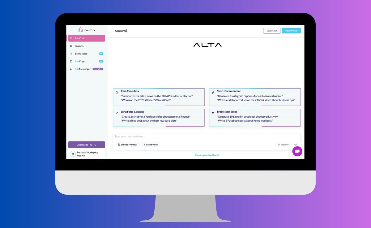 MyAltaAI's tweet photo. ⚠️Exciting News: GPT-4 Turbo Now in AltaChat for Sumo-lings!⚠️

Guess what? We’ve just leveled up AltaChat - it now has the super-smart GPT-4 Turbo on board! And the best part? We’re rolling this out to every plan, because everyone deserves the best.

#buildinpublic #SaaS https://t.co/Xeq7SkFAa8