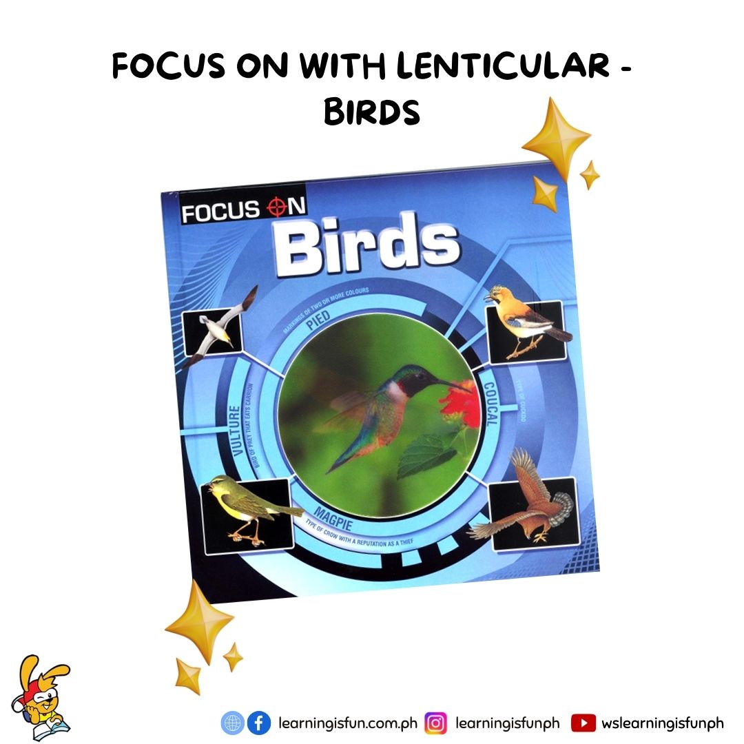 Learningisfunrs's tweet image. Experience Nature's Beauty Like Never Before! Bursting with bite-sized facts, stunning illustrations, and captivating photographs, it's the ultimate guide for curious minds eager to delve into the world of our feathered friends. Secure your copy now for only Php 249.75 (SRP).
