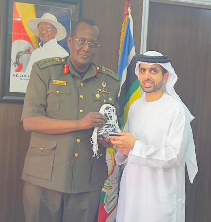 The Managing Director NEC, Lt Gen James Mugira, yesterday, the 5th of March 2024 received His Highness Sheikh Mohammed Bin Maktoum Bin Juma Al Maktoum at his NEC offices in Bugolobi. The two held discussions in areas of mutual interest.