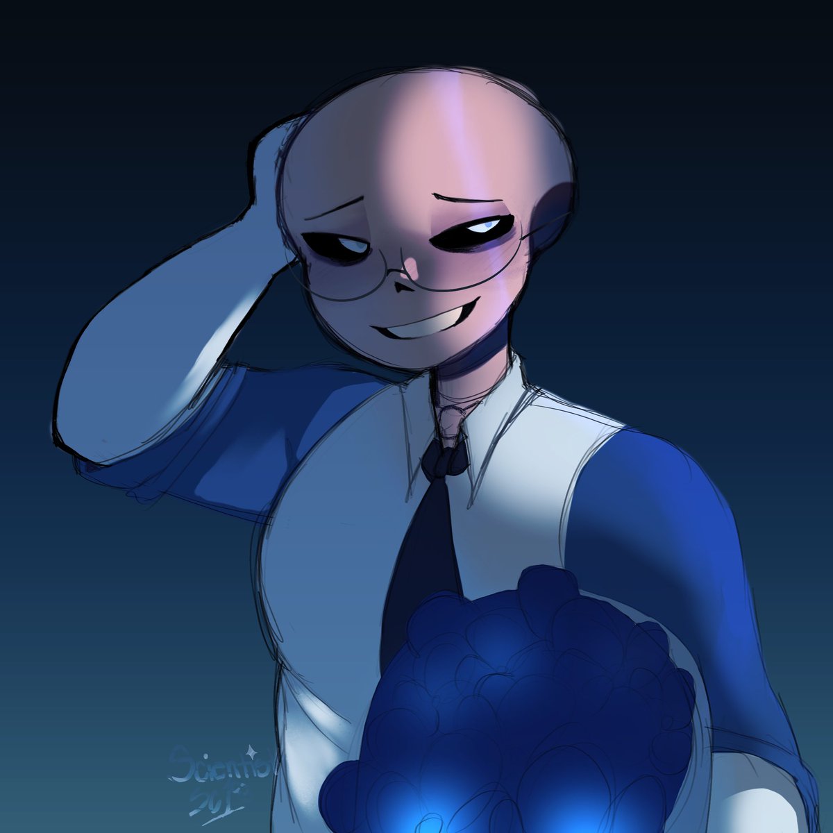 Scientistsc1's tweet image. Redraw from last year || #scisans #sciencesans #utmv #sansaus