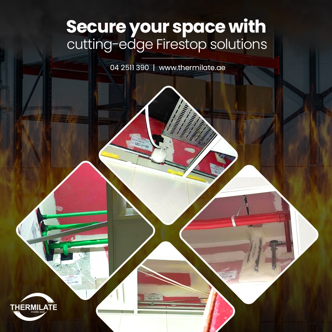 thermilate_me's tweet image. Our expert services ensure your property&apos;s safety against fire hazards, providing peace of mind and protection when you need it the most. Learn more about our innovative solutions: 

Call: 042511390 | Visit: thermilate.ae

#FirestopSolutions #ThermilateME #ThermilateUAE