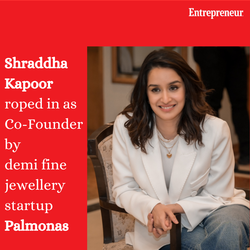 Shraddha Kapoor Roped in as Co-Founder by Demi Fine Jewellery Startup Palmonas
Read more:- ow.ly/VKvg50QMePY

#ShraddhaKapoor #Jewellery #Startup #Celebrity #Collaboration #Bollywood #FashionIndustry #WomenInBusiness #Special #DailyUpdates #TrendingNow #EntrepreneurIndia