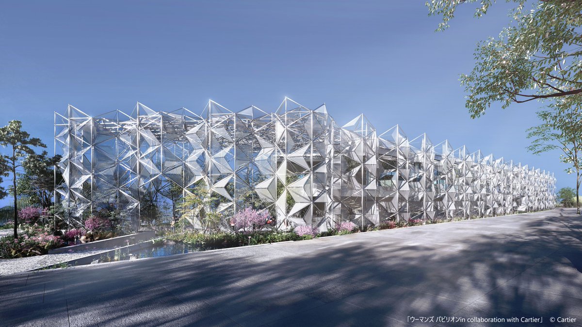 Cartier EXPO 2025 WOMEN'S PAVILION ピンバッジ Expo 2025's Women's Pavilion focuses on equality and empowerment