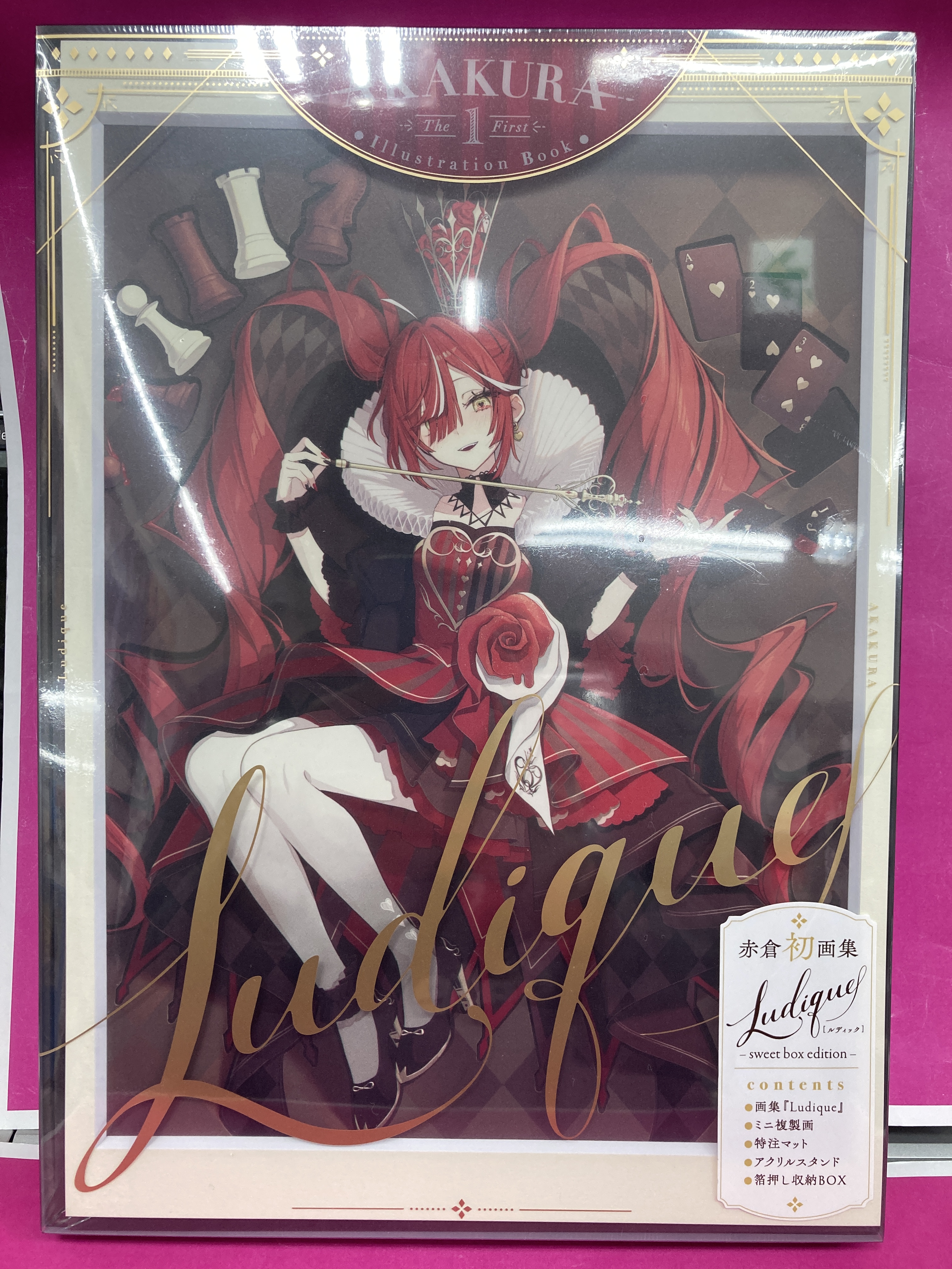 赤倉 画集 Ludique 限定版 アニメイト特典付 新品未開封】赤倉 画集