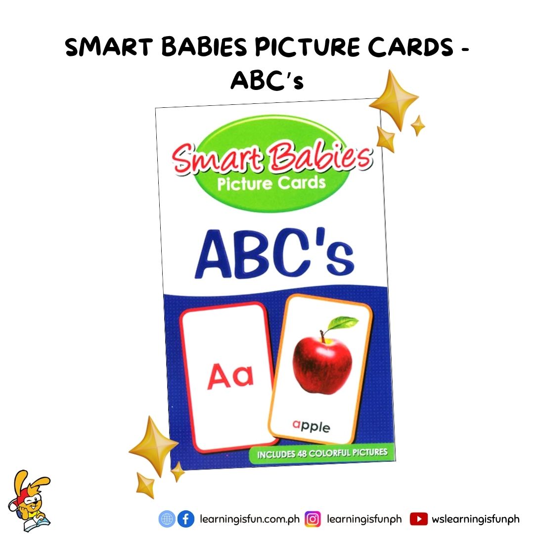 Learningisfunrs's tweet image. Start Your Little One's Learning Journey with Smart Babies Picture Cards - ABC's! It is designed to foster visual literacy development during the early childhood years, these cards feature exciting illustrations paired with letters, creating a multi-sensory learning experience.