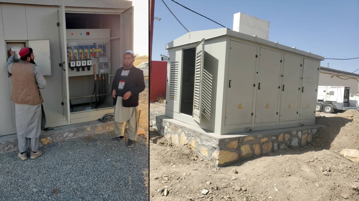 Working to strengthen the operational capacity of healthcare infrastructures in #Afghanistan. By supplying transformers to Afghanistan’s power supply company (DABS), 3 hospitals in #Ghazni will now have a sustainable ⚡️ source to enhance their operations & provide healthcare.