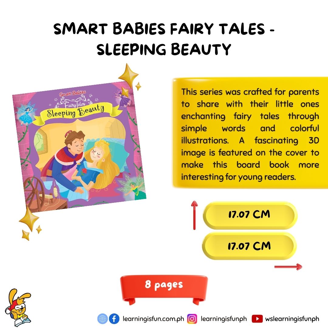 Learningisfunrs's tweet image. As they flip through the pages, you’ll be transported to a world of knights, fairies, and true love's kiss. With engaging storytelling and captivating visuals, "SLEEPING BEAUTY" is sure to become a beloved favorite for bedtime stories and moments of imagination.