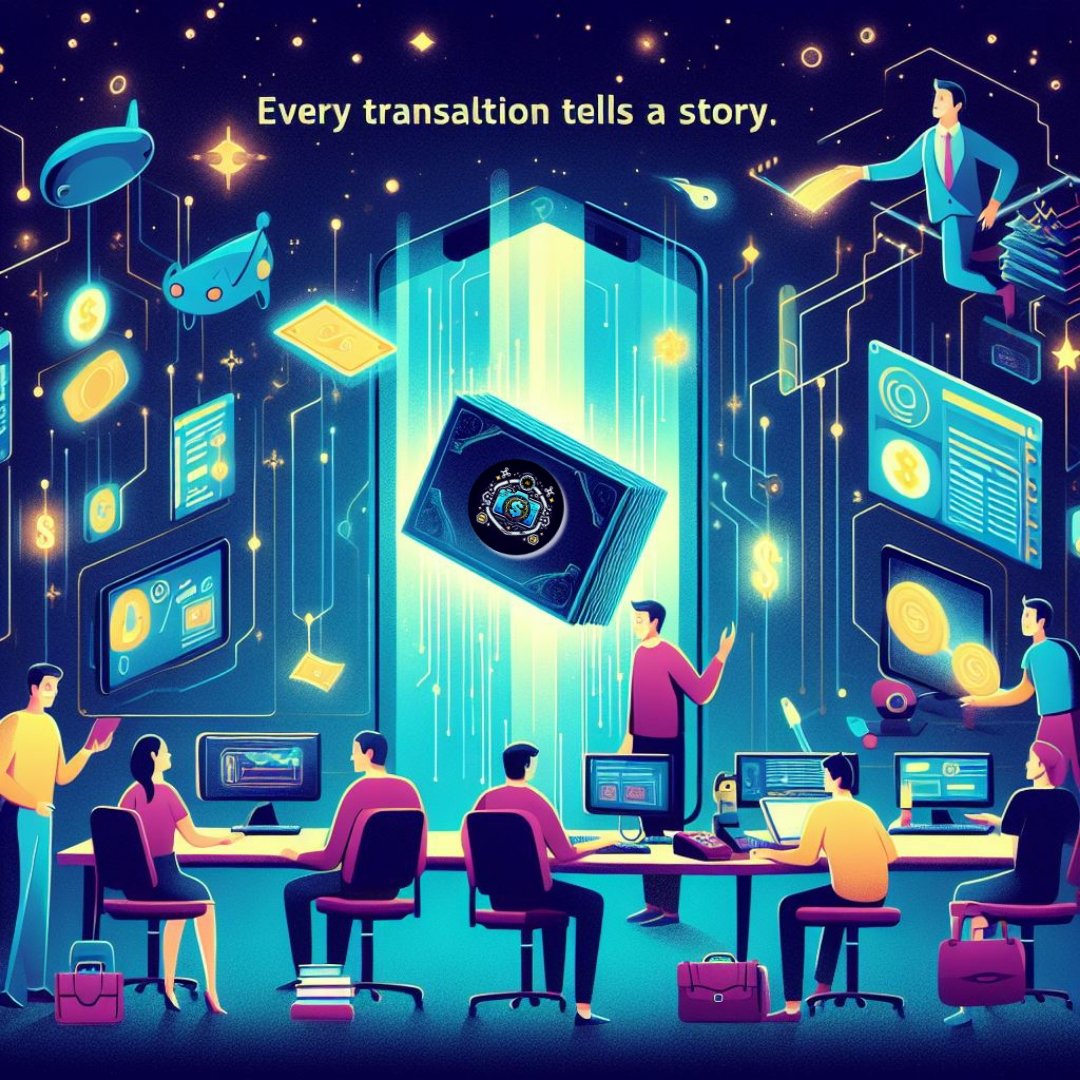 SnapCashAi's tweet photo. Every transaction tells a story. With Snapcash AI, we're rewriting the narrative of digital transactions. Join us in this financial revolution! 💻🔄 
#TransactionTales #SnapcashAIRevolution" https://t.co/owQZY9Aslb