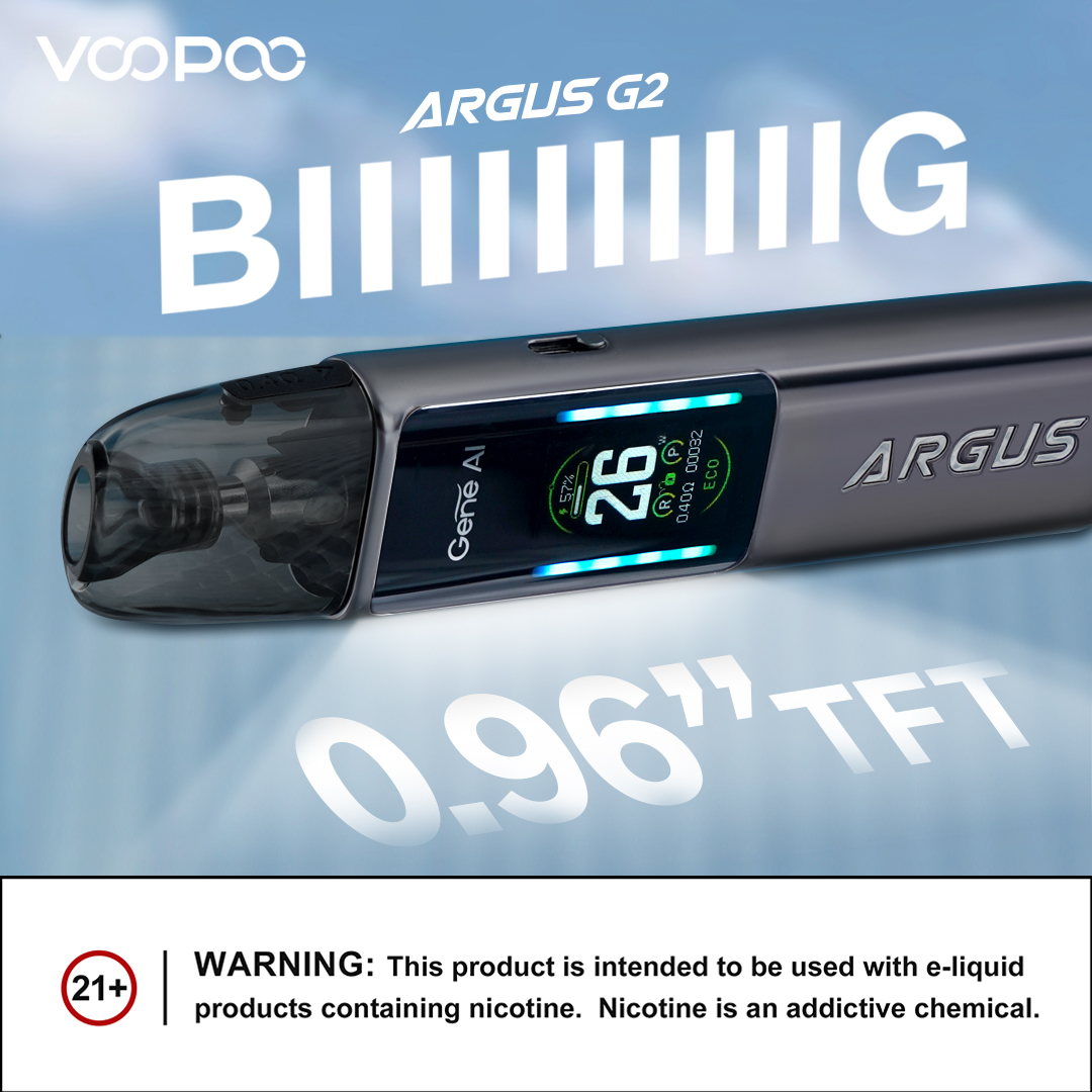 VOOPOO_OFFICIAL's tweet image. 💥 Biiiiiiiiiig Screen, All You See! 💥

#voopoo #voopooargus #voopooargusg2 #argusg2 #GoSmooth #newproduct #ProductLaunch #ArgusPodFamily