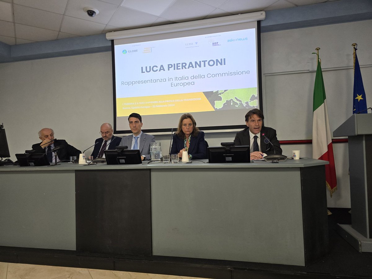 Clima, economia circolare, energia e geopolitica: le sfide 🇪🇺 alla prova della transizione nell' incontro @ItaliaGlobe - @WEC_Italia. Riciclo, Industrial Deal e Green Deal e una roadmap di appuntamenti su energia ed economia circolare.Arrivederci @G7_ITALIA con @europainitalia