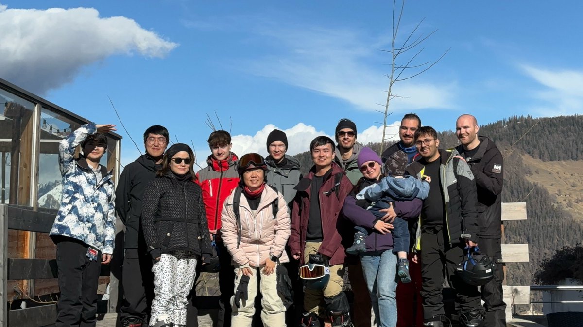 RRL_EPFL's tweet image. 🦾 Took a creative retreat as the #RRL team at #EPFL! 💡 Engaged in deep discussions that sparked new ideas to set the stage for future of our lab. 🌍Celebrated our diversity with an International Food Night & Swiss Raclette Night, strengthening our bonds. Inspired & ready! 🎉