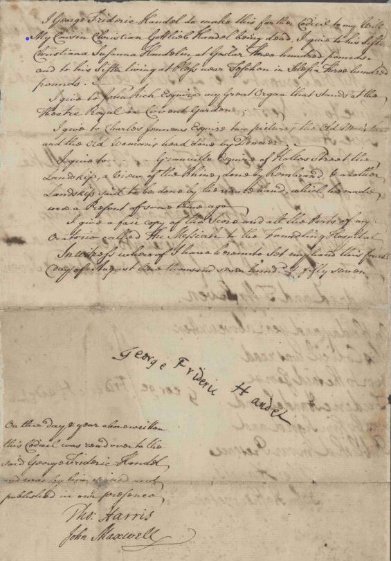 Happy Birthday Handel! Our display 'Handel's will: love and legacy' shows his generous support of the #FoundlingHospital, leaving a score and parts of #Messiah in his will, so benefit concerts could continue after his death <a href="/FoundlingMuseum/">Foundling Museum</a> <a href="/IAML_AIBM/">IAML/AIBM</a> <a href="/PetrocTrelawny/">Petroc Trelawny</a> <a href="/CCMusicUK/">UK Critics' Circle Music</a>