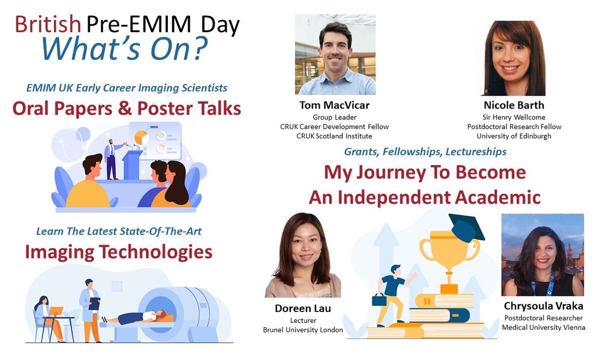 We are very excited for British Pre-EMIM Day happening next Fri 1 Mar 2024 at CRUK Scotland Institute! This is the first time we are hosting hybrid meeting in North of England to reach out to more UK early career scientists. Exciting programme upcoming - hurry up and sign up now!