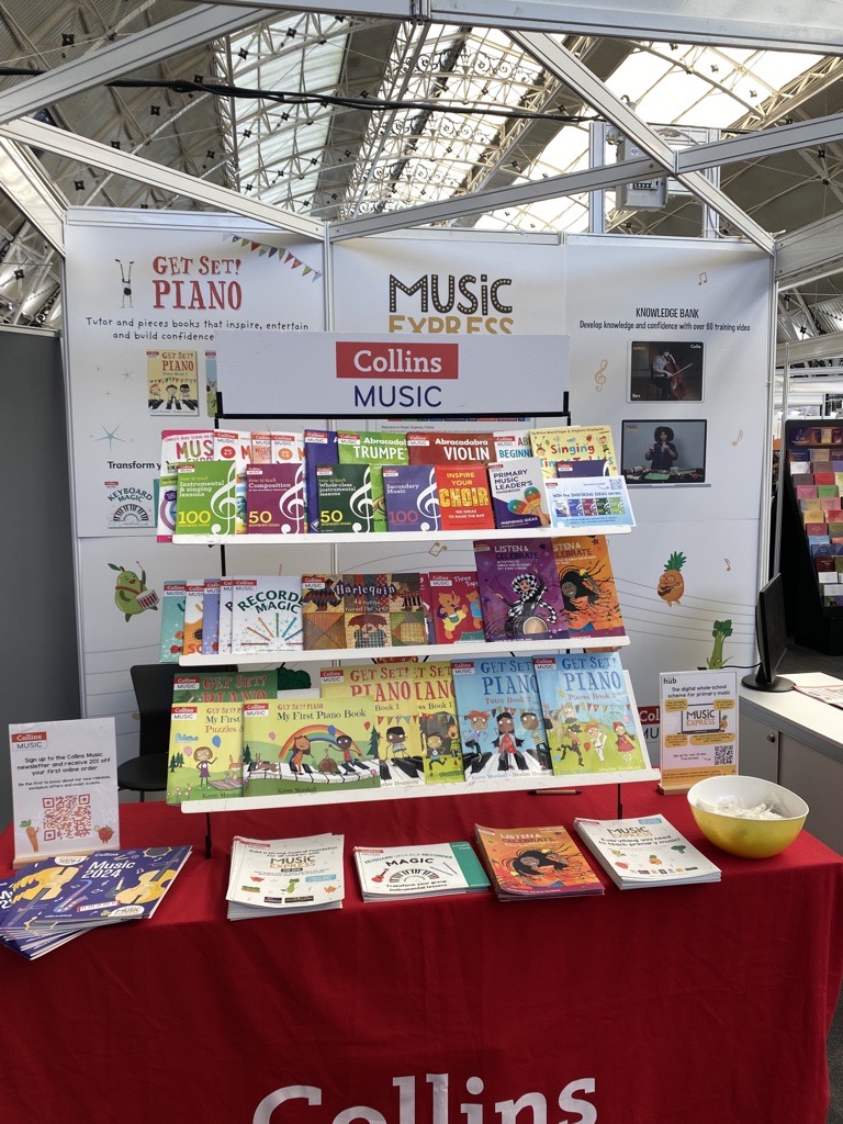 We are at @MusicEdExpo today over at stand C62! Come and say hello and ask us about Music Express, Get Set Piano and more. #MDEE24
