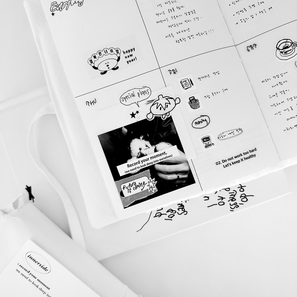 간만에 위클리 업로드 ★★
다이어리 커버도 열심히 수련중인 요즘 🗯️