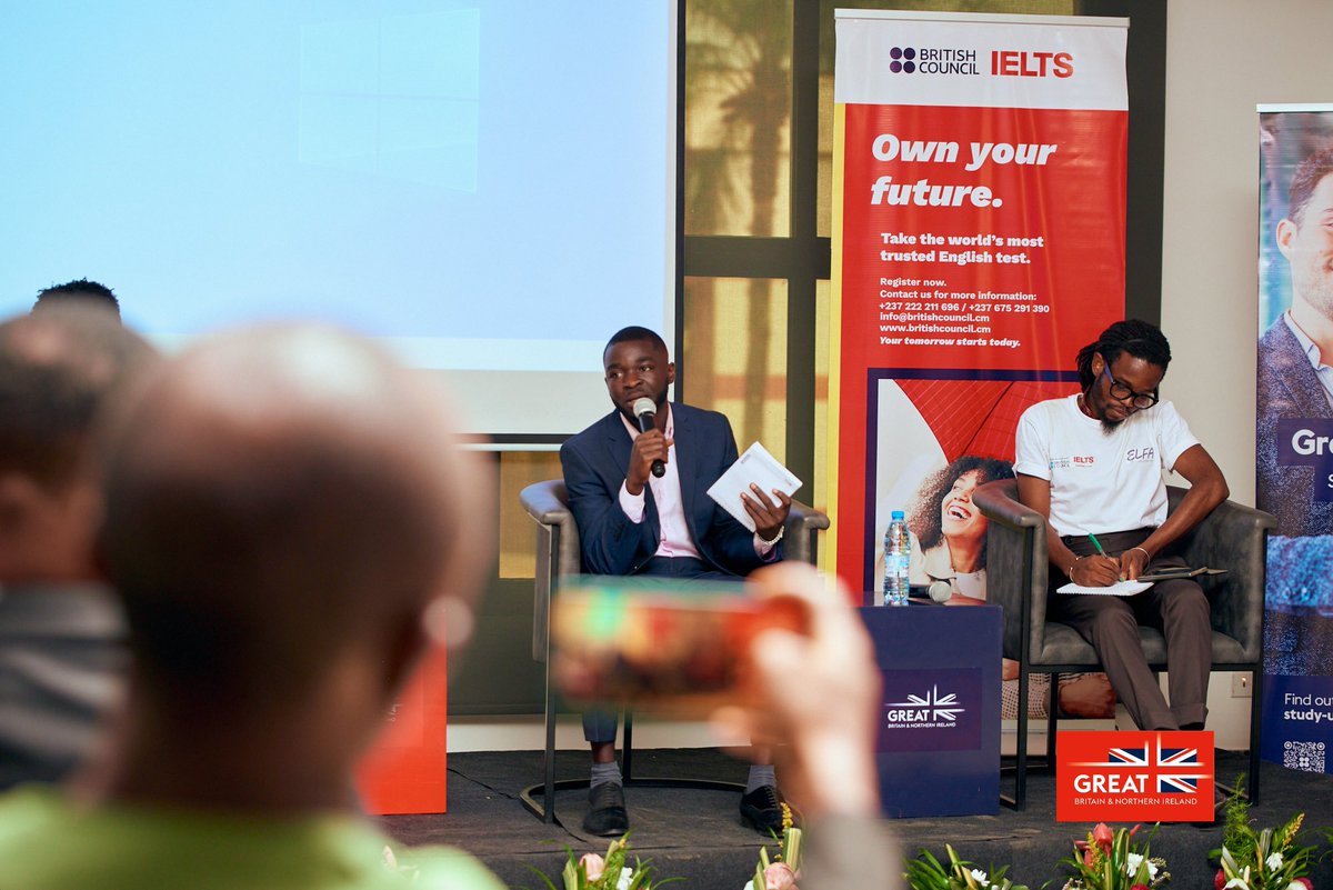 FelixFomengia's tweet image. Very honoured to speak at the UK Education Forum, as a panelist to share insights on UK Study experience, UK scholarship opportunities and a highlight of my journey as a @CheveningFCDO Scholar. 

Grateful to the @BritishCouncil, @UKinCameroon, @StudyUKBritish for the opportunity…