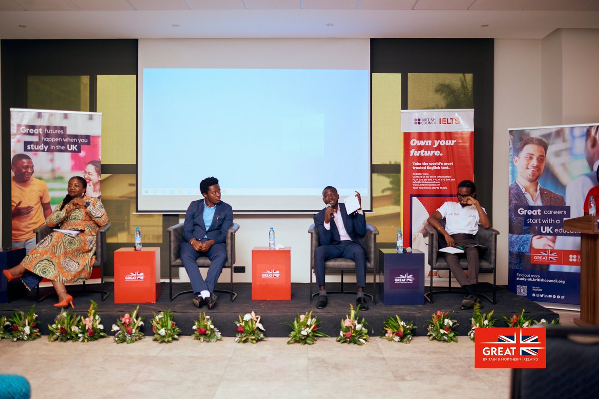 FelixFomengia's tweet image. Very honoured to speak at the UK Education Forum, as a panelist to share insights on UK Study experience, UK scholarship opportunities and a highlight of my journey as a @CheveningFCDO Scholar. 

Grateful to the @BritishCouncil, @UKinCameroon, @StudyUKBritish for the opportunity…